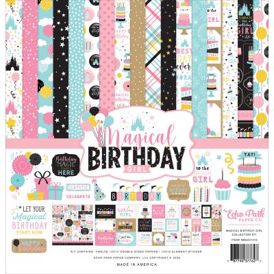 Echo Park Magical Birthday Girl Designpapier - Collection Kit